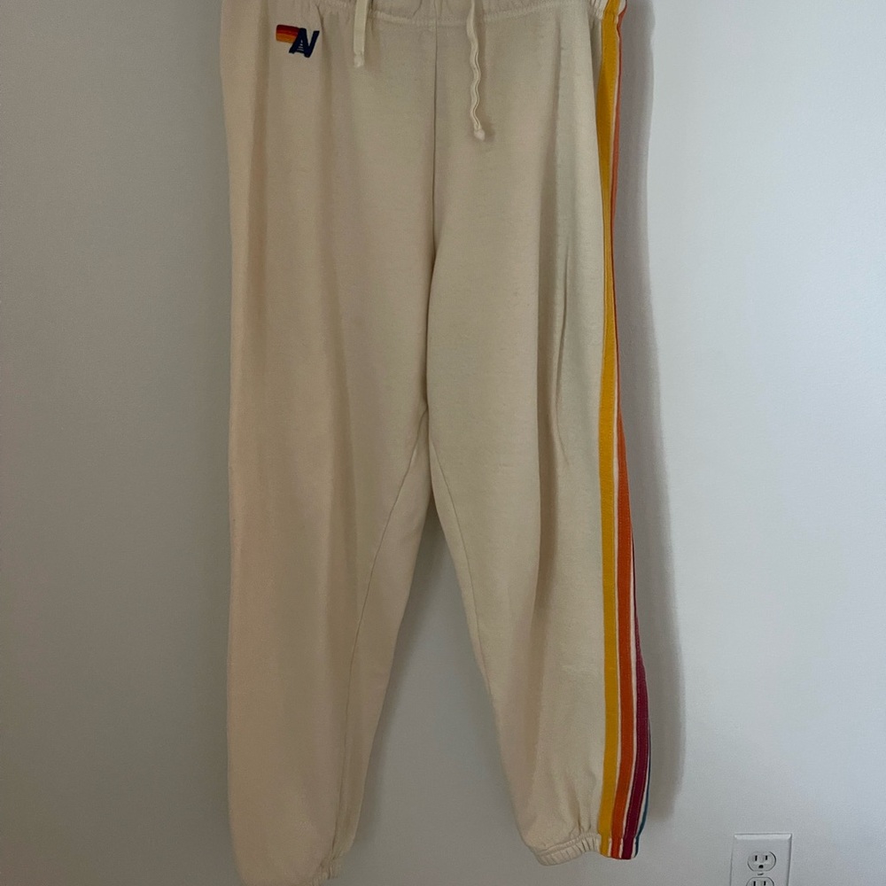Aviator Nation Cream Sweatpants